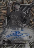 2018 Topps High Tek #HT-SO Shohei Ohtani Autograph-Black and White Baseball Card