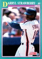 1991 Score #640 Darryl Strawberry Baseball Card