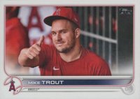 2022 Topps #27 Mike Trout SP Baseball Card
