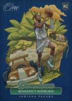 2022 Panini One and One Downtown #15 Bennedict Mathurin Basketball Card