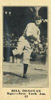 1916 Sporting News #48 Bill Donovan Blank Back Baseball Card