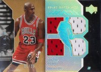 2006 Upper Deck Black #3 Michael Jordan Jersey Basketball Card