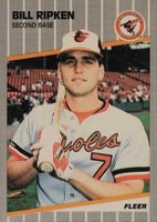1989 Fleer #616ws Bill Ripken Scribbled Out in White Baseball Card
