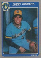 1985 Fleer Update #U-54 Teddy Higuera Baseball Card