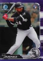 2019 Bowman Chrome #81 Eloy Jimenez Purple Refractor Baseball Card