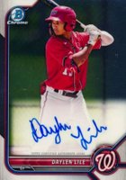 2022 Bowman Chrome Prospect Autographs #CPADL Daylen Lile Baseball Card