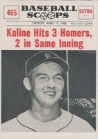 1961 Nu-Card Baseball Scoops #465 Kaline Hits 3 Homers in One Game Baseball Card