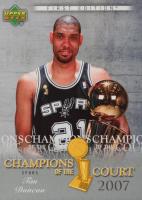 2007 Upper Deck First Edition Champions of the Court #CC-TD Tim Duncan Basketball Card
