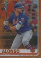 2019 Topps Chrome #204 Pete Alonso Orange Refractor Baseball Card