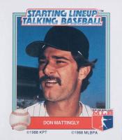 1988 Starting Line Up Talking Baseball # Don Mattingly Baseball Card