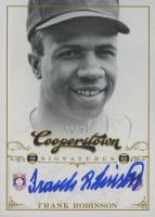 2012 Panini Cooperstown Signatures #HOFFR Frank Robinson Baseball Card