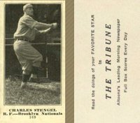 1916 Altoona Tribune #169 Charles Stengel Baseball Card