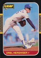 1987 Leaf #246 Orel Hershiser Baseball Card