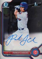 2022 Bowman Chrome Prospect Autographs #CPAPC Parker Chavers Baseball Card