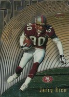 1997 Bowman's Best Cuts #BC20 Jerry Rice Football Card