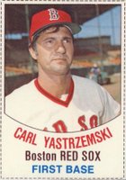 1977 Hostess #4 Carl Yastrzemski Hand Cut Baseball Card