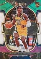 2022 Panini Select #79 Bennedict Mathurin Green/White/Purple Basketball Card