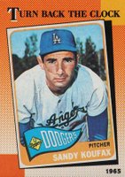 1990 Topps #665 Sandy Koufax Baseball Card