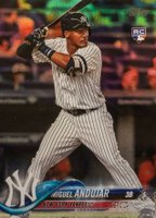 2018 Topps #305 Miguel Andujar Rainbow Foil Baseball Card