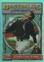1993 Finest #125 Carlton Fisk Refractor Baseball Card