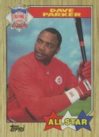 1987 Topps #600 Dave Parker All-Star Baseball Card