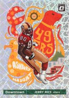 2021 Panini Donruss Optic Downtown #DT30 Jerry Rice Football Card