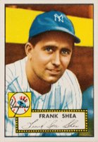 1952 Topps #248 Frank Shea Baseball Card