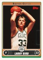 2006 Topps #33 Larry Bird Posed FT Shot White Jersey Basketball Card