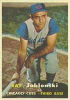1957 Topps #218 Ray Jablonski Baseball Card
