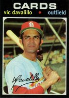 1971 Topps #4 Vic Davalillo Baseball Card