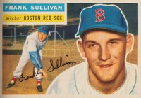1956 Topps #71g Frank Sullivan Gray Back Baseball Card