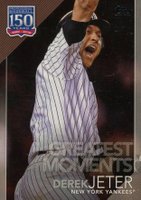 2019 Topps 150 Years of Baseball Greatest Moments #GM-15 Derek Jeter Baseball Card