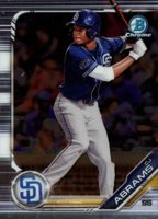 2019 Bowman Draft #BDC85 CJ Abrams Chrome-Batting Baseball Card