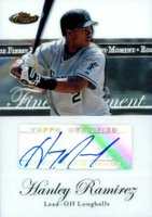 2007 Finest Moments Autographs #HR Hanley Ramirez Baseball Card