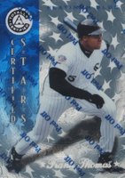 1997 Pinnacle Totally Certified #148 Frank Thomas Platinum Blue Baseball Card