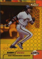 1999 Finest #112 Barry Bonds Gold Refractor Baseball Card