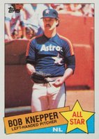1985 Topps #721 Bob Knepper Baseball Card