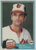 1981 Topps #641 Mark Belanger Baseball Card