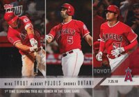 2018 Topps Now  #502 Albert Pujols/Mike Trout/Shohei Ohtani Baseball Card
