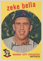 1959 Topps #254 Zeke Bella Baseball Card