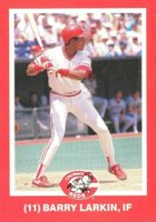 1988 Kahn's Reds #11 Barry Larkin Baseball Card