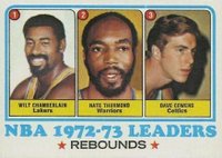 1973 Topps #157 NBA Rebound Leaders Basketball Card
