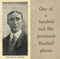 1903 Breisch-Williams (Type 1) !  # Frank Kitson Baseball Card