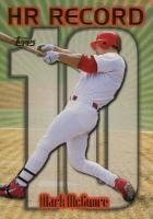 1999 Topps Chrome Homerun Record #220 Mark McGwire Home Run #10 Baseball Card