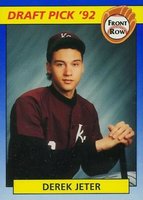1992 Front Row Draft Pick #55 Derek Jeter Baseball Card