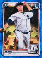 2020 Bowman Chrome Sapphire Edition #BCP108 Tarik Skubal Baseball Card