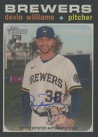 2020 Topps Heritage Real One Autograph #DW Devin Williams Baseball Card
