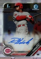 2019 Bowman Draft Chrome Draft Picks Autograph #CDARH Rece Hinds Baseball Card