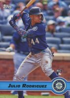 2022 Topps UK Edition 1997-98 Merlin's Premier Gold Redux #PG20 Julio Rodriguez Baseball Card