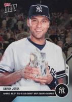 2021 Topps Now Chrome Derek Jeter Career Retrospective #DJ14 Derek Jeter Refractor Baseball Card